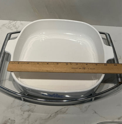 Corningware Bowl with Cover and Stand