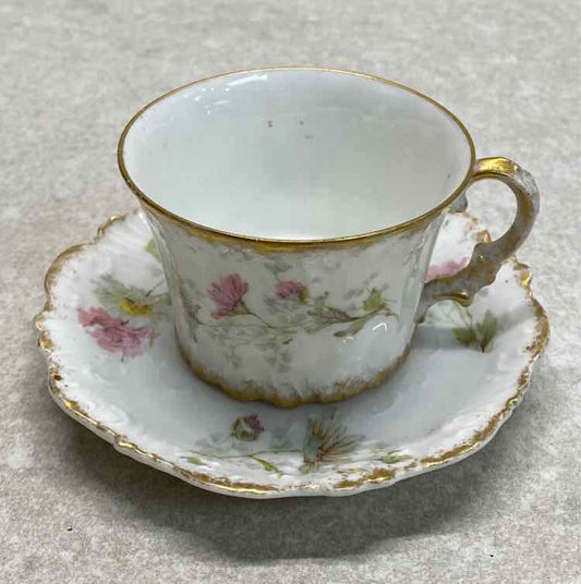 Limoges Cup And Saucer