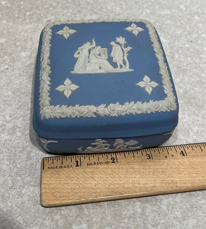 Covered Wedgwood Trinket Box