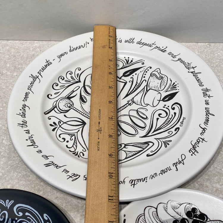 Set of 3 Disney Parks Plates