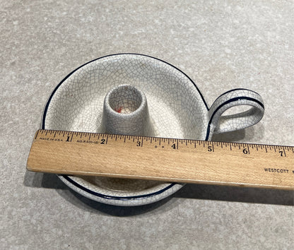 Dedham Pottery Candleholder