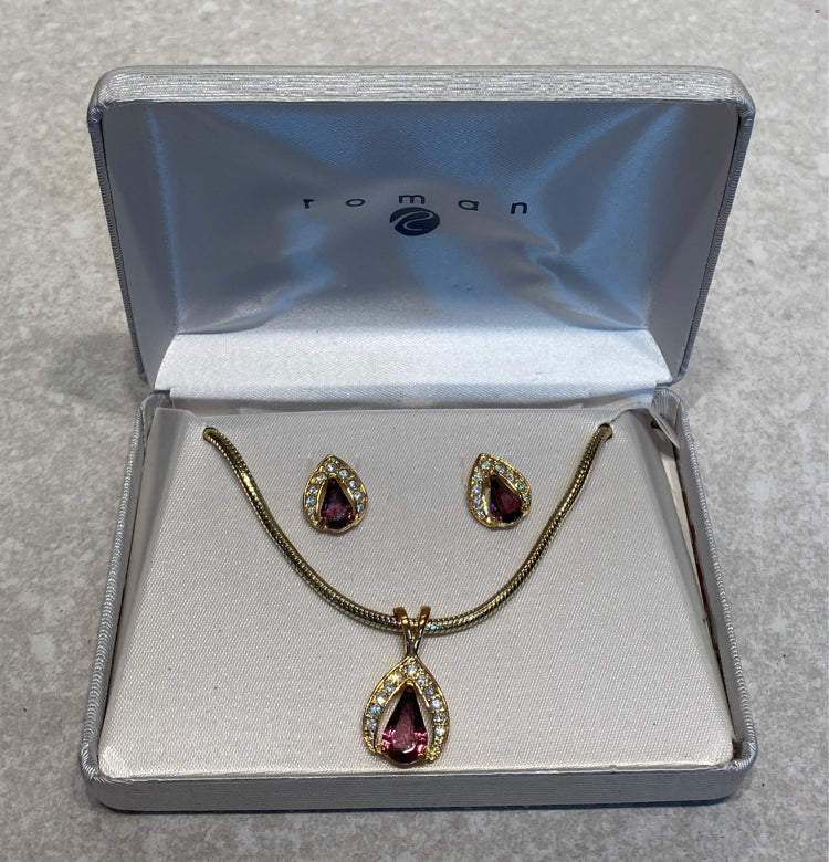 "Roman" Necklace and Earrings