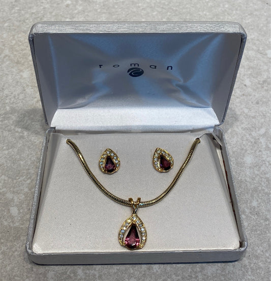 "Roman" Necklace and Earrings