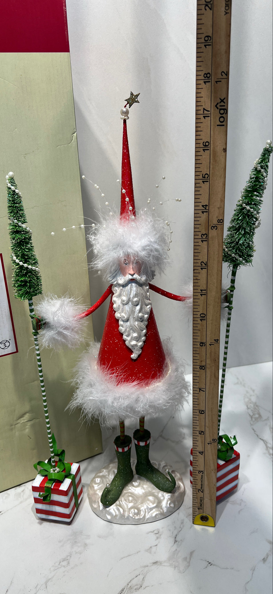 Dept 56 Krinkles Santa Holding Trees