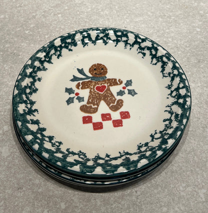 Set of 4 Gingerbread Plates