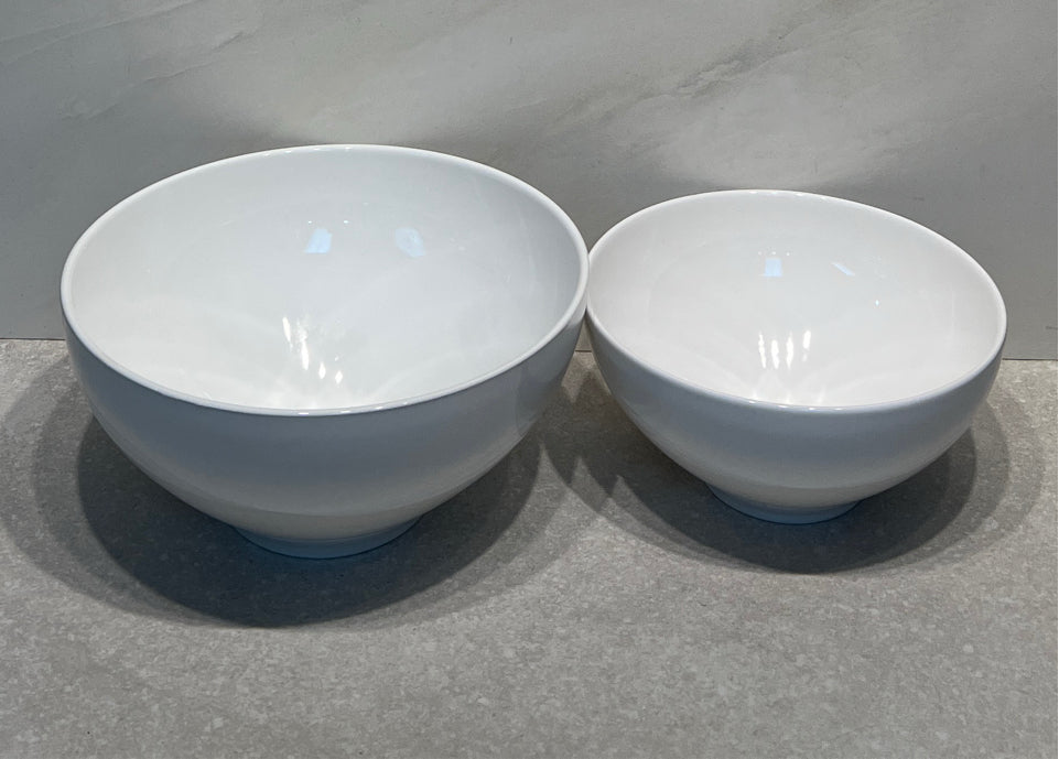 Set of 2 White Bowls