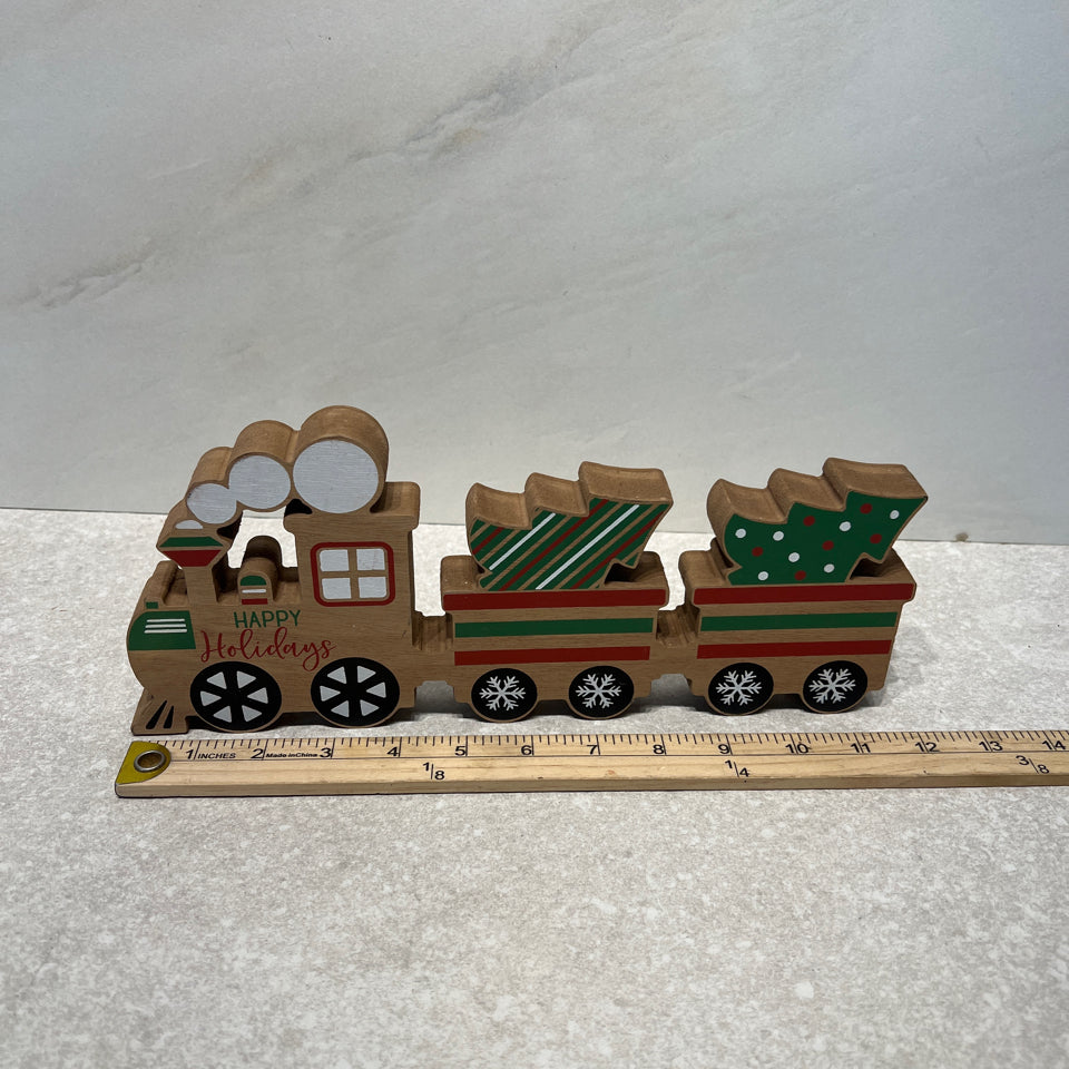 Wooden Train Decor
