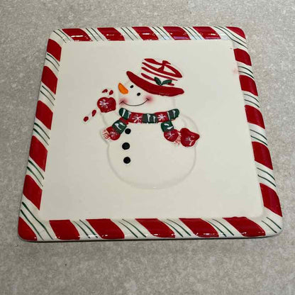 Snowman Dish