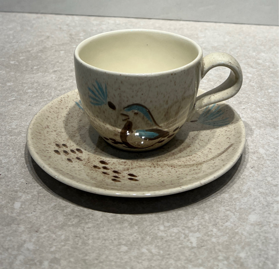 Red Wing Bob Wie Cup and Saucer