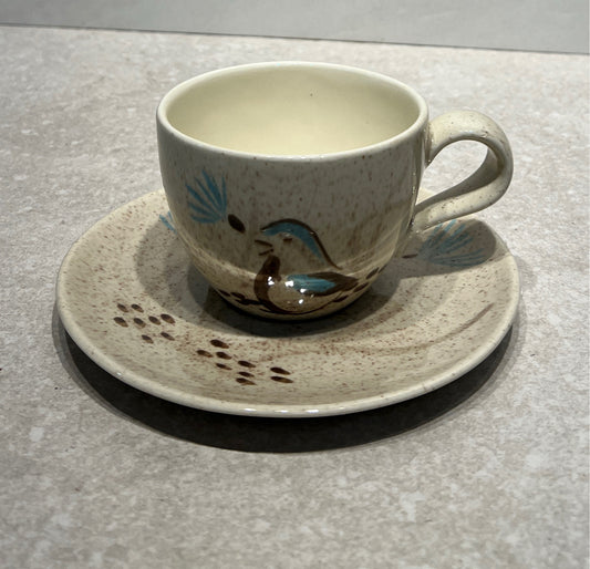 Red Wing Bob Wie Cup and Saucer