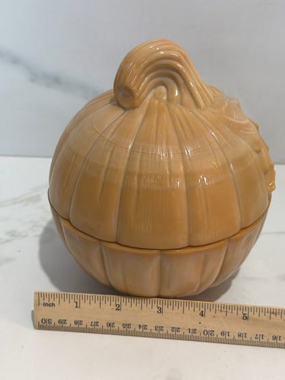 Longaberger Covered Pumpkin