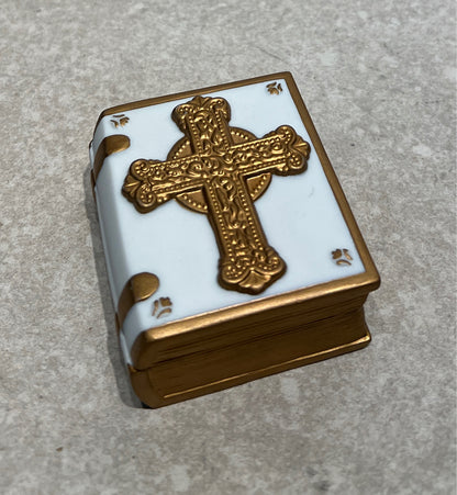 Trinket Box with Cross
