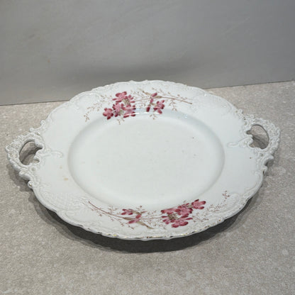 Floral Handled Plate