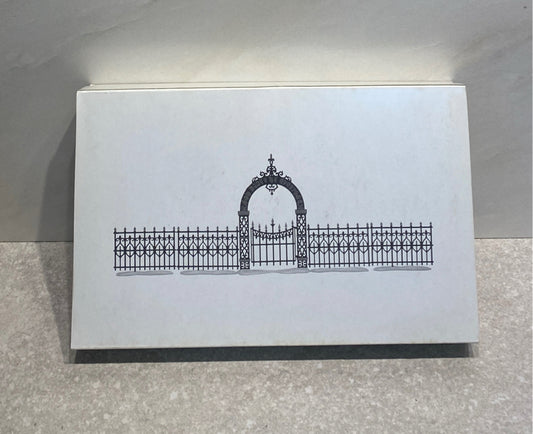 Dept. 56 Vicotrian Wrought Iron Fence And Gate