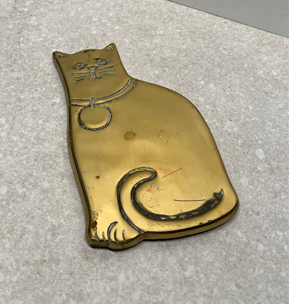 Brrass Cat Trivet