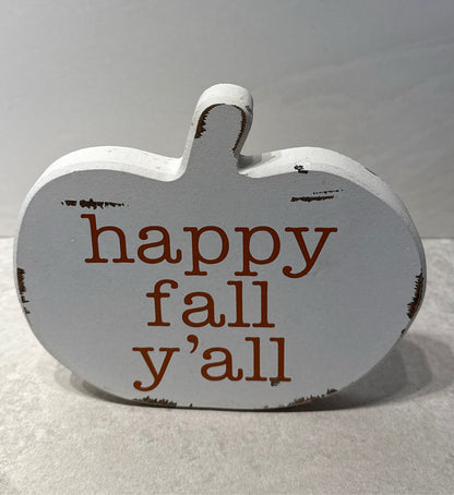 Happy Fall Pumpkin