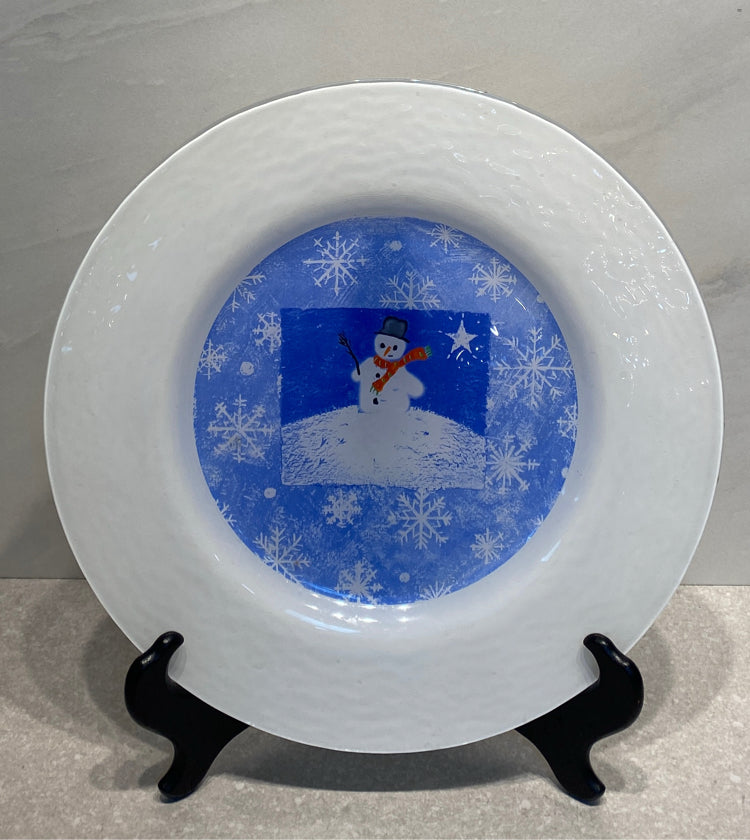 Snowman Plate
