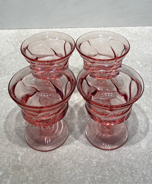 Set of 4 Fostoria Jamestown Glasses