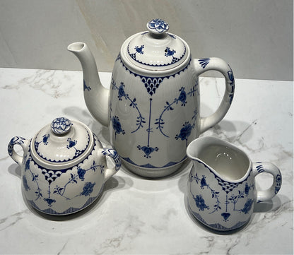 Teapot, Sugar, and Creamer - as is