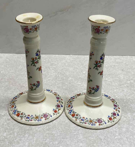 Pair of Lenox Sabbath Candleholders