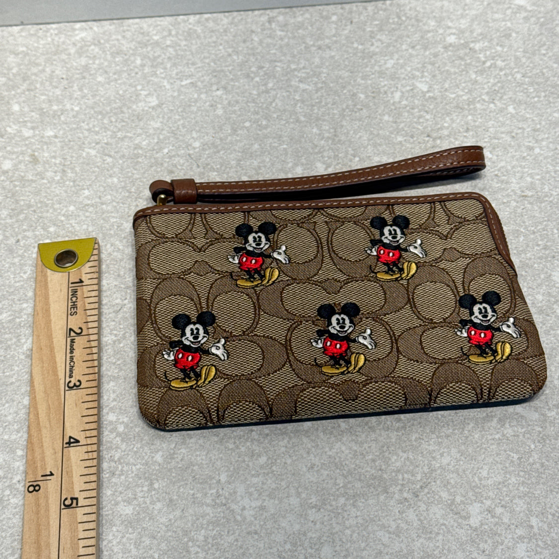 Coach Mickey Wristlet