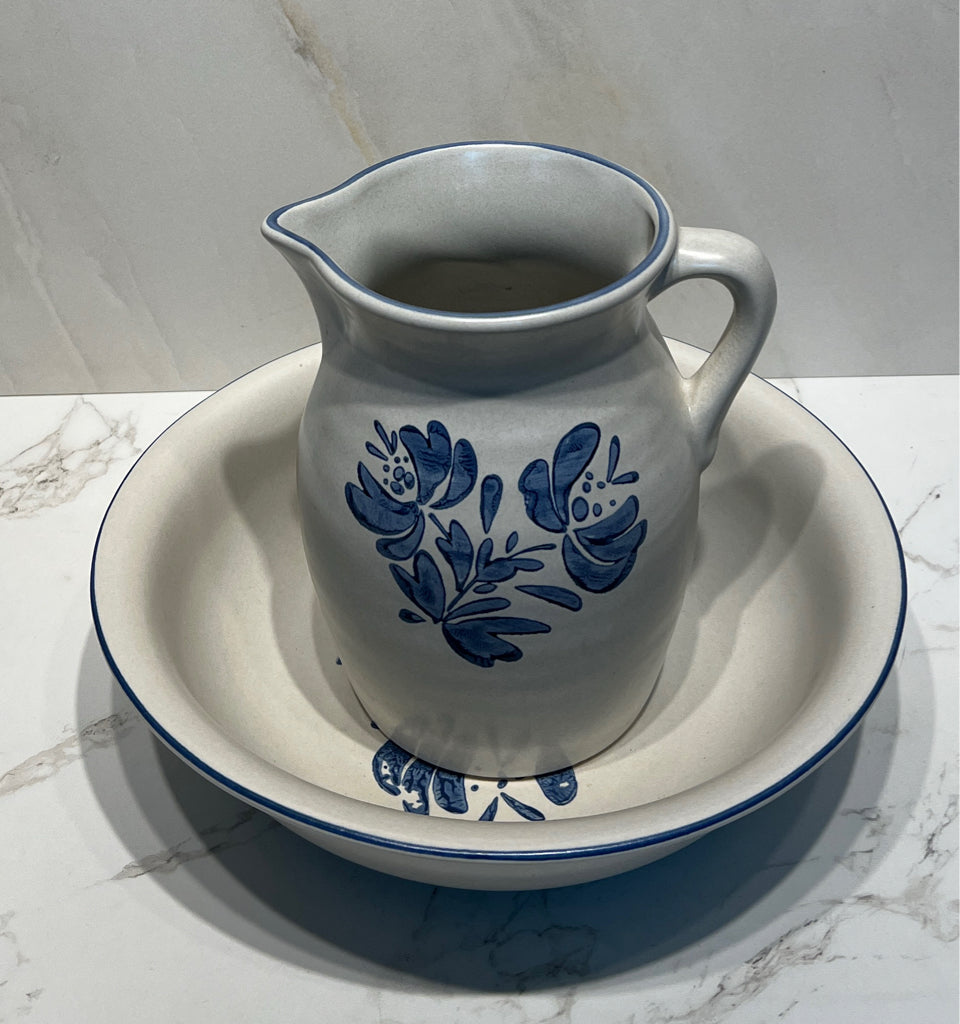 Pfaltzgraff Pitcher and Bowl