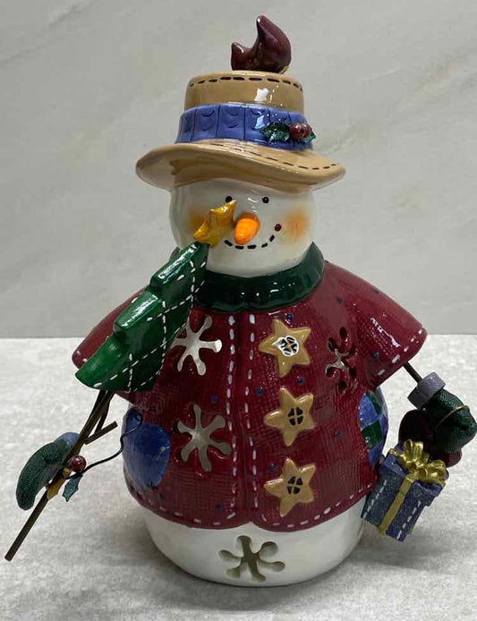 Snowman Candleholder