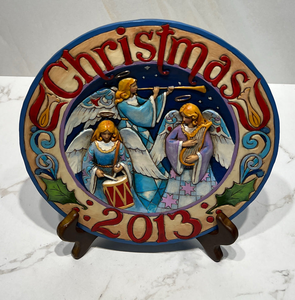 Jim Shore Christmas Plate