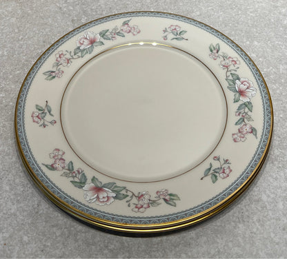 Set of 2 Lenox Serenade Dinner Plates