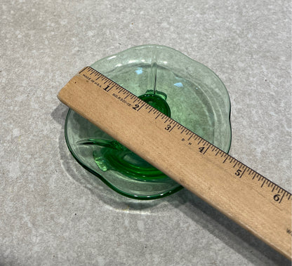 Uranium Glass Candleholder