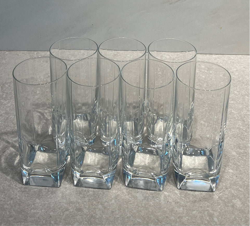 Set of 7 Luigi Bormioli Glasses