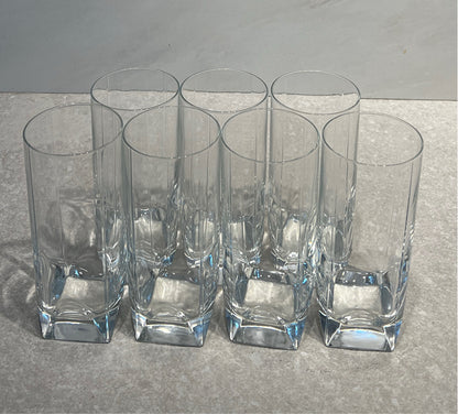 Set of 7 Luigi Bormioli Glasses