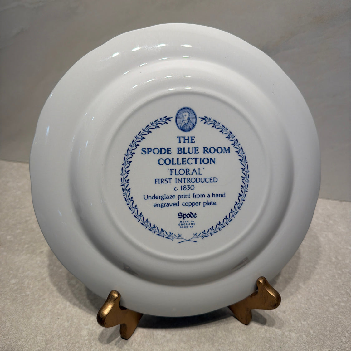 10" Spode Plate