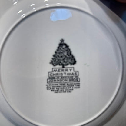 Set of 4 Christmas Plates