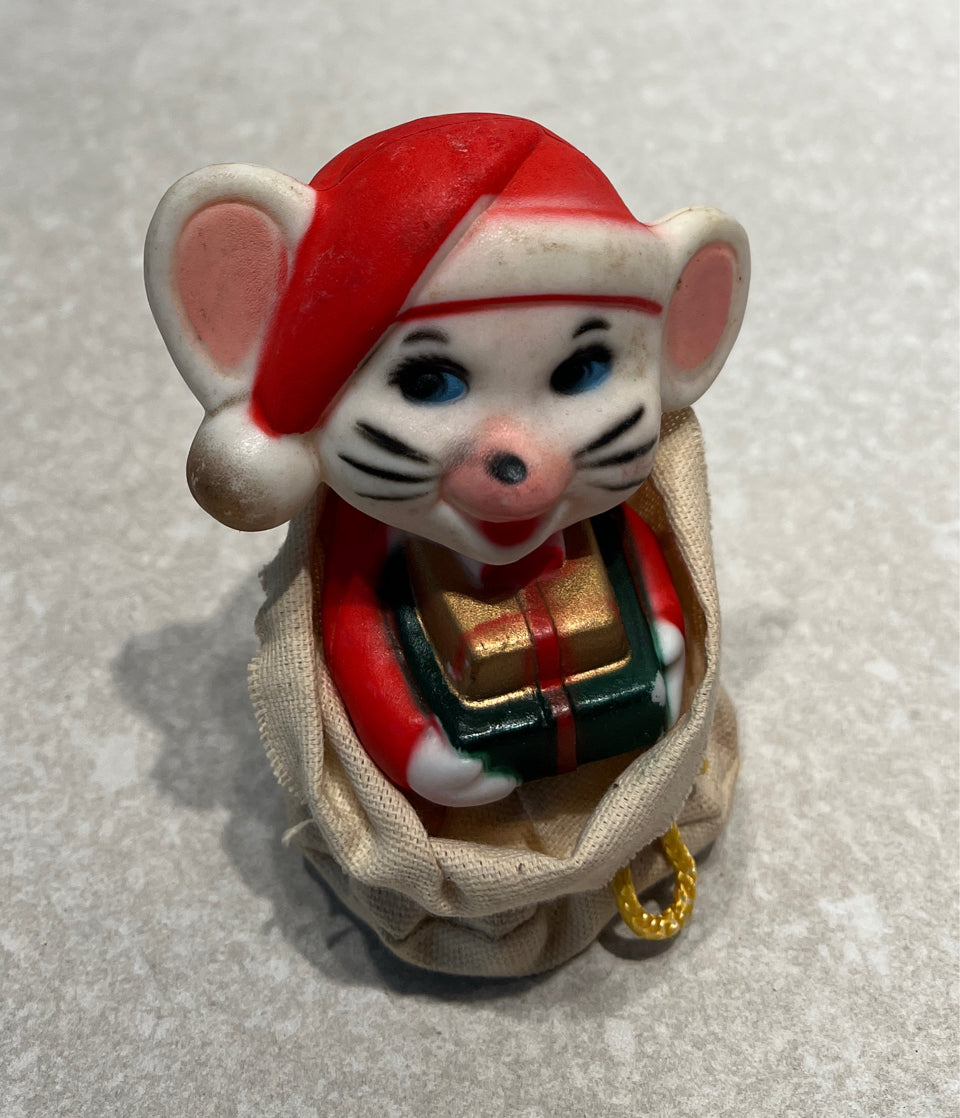 Vintage Christmas Mouse