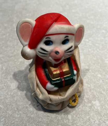 Vintage Christmas Mouse