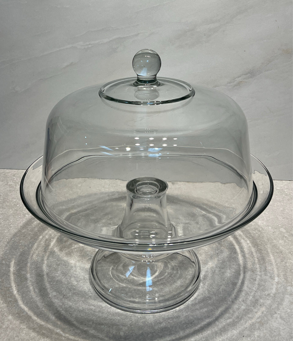 Covered Cake Plate