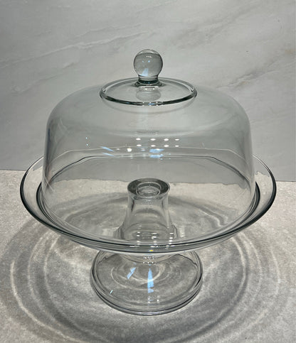 Covered Cake Plate