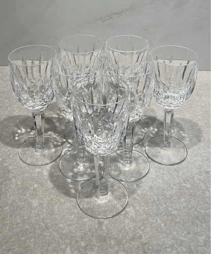 Set of 7 Waterford Glasses