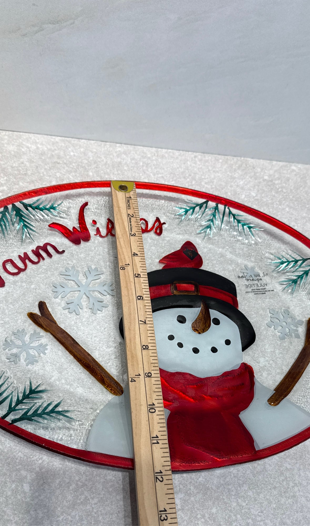 Snowman Platter
