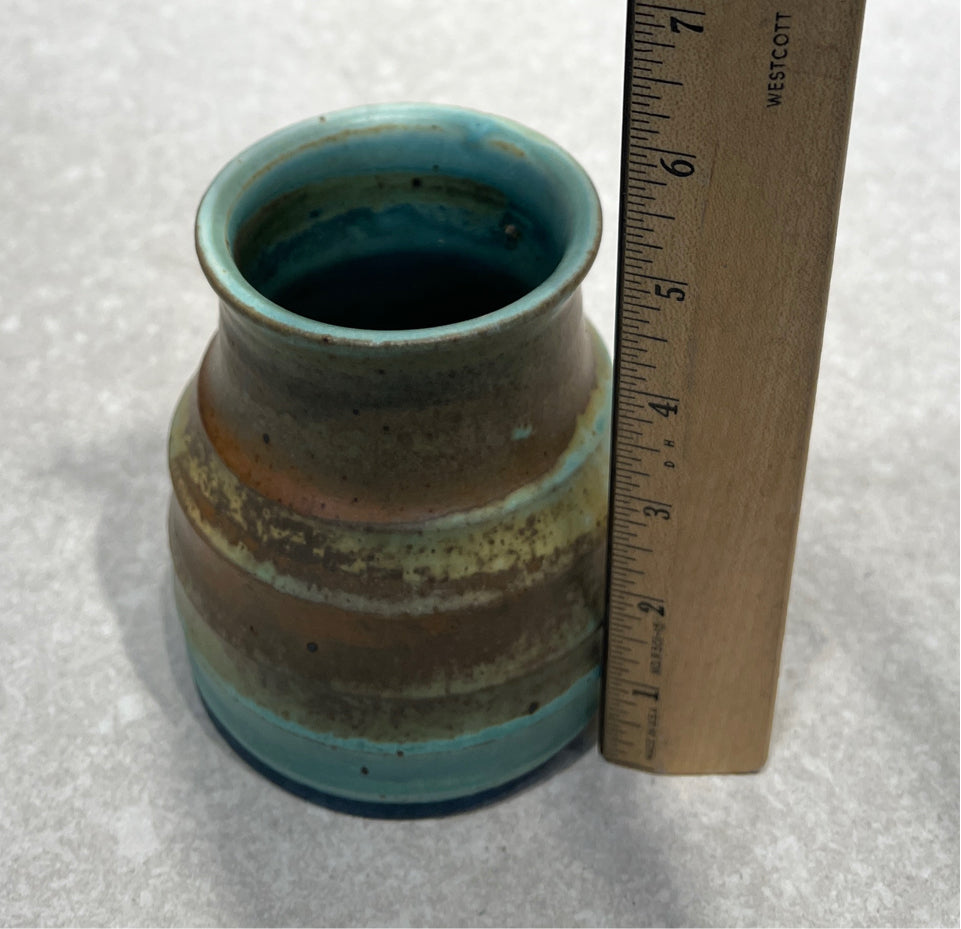 Signed Pottery Vase