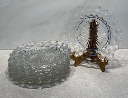 Set of 8 Fostoria Dinner Plates