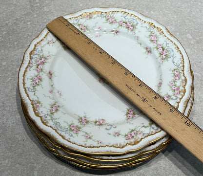 Set of 4 Haviland Plates