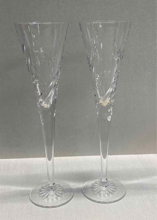 Set of 2 Waterford Champagne Glasses