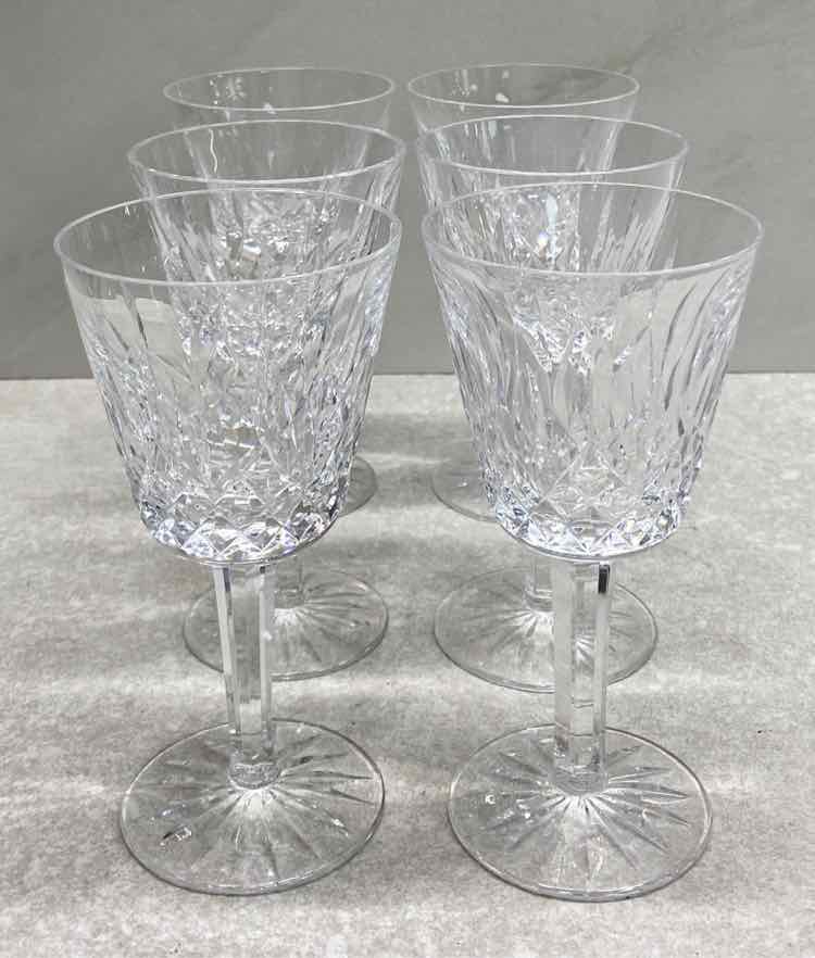 Set of 6 Waterford glasses