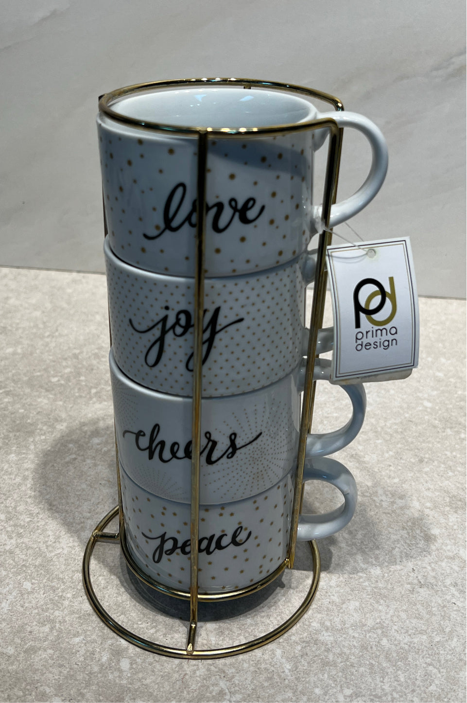 Set of Mugs With Carrier