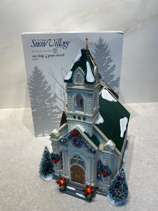 Dept. 56 Our Lasy of Grace Church - as is