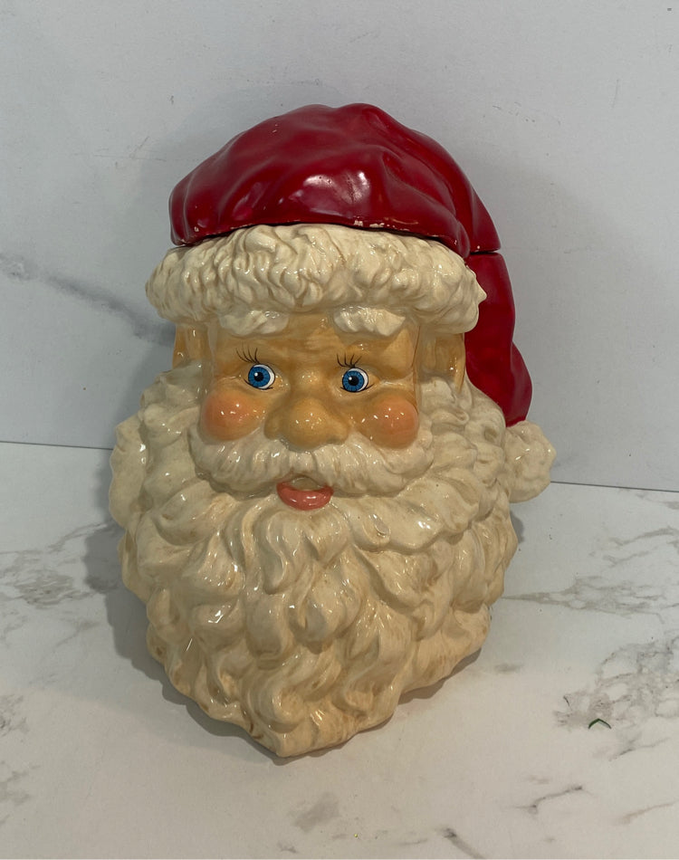 Santa Covered Jar