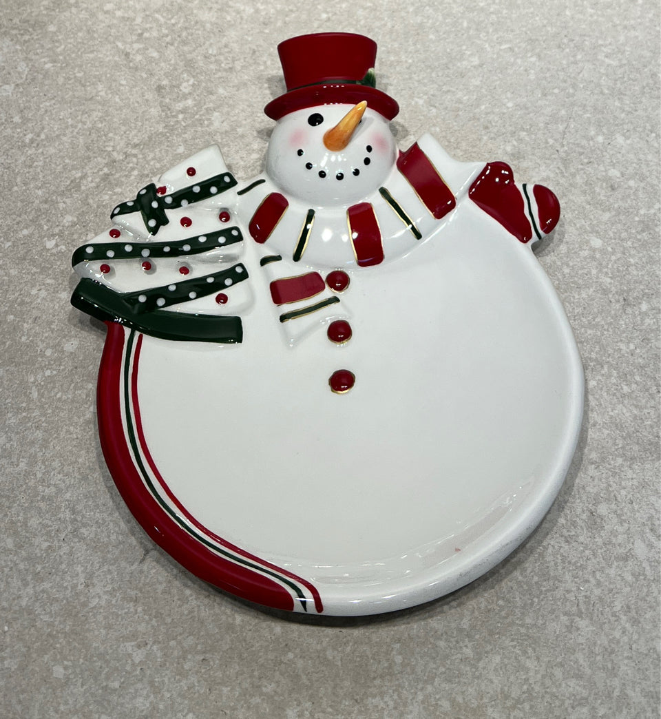 Snowman Plate