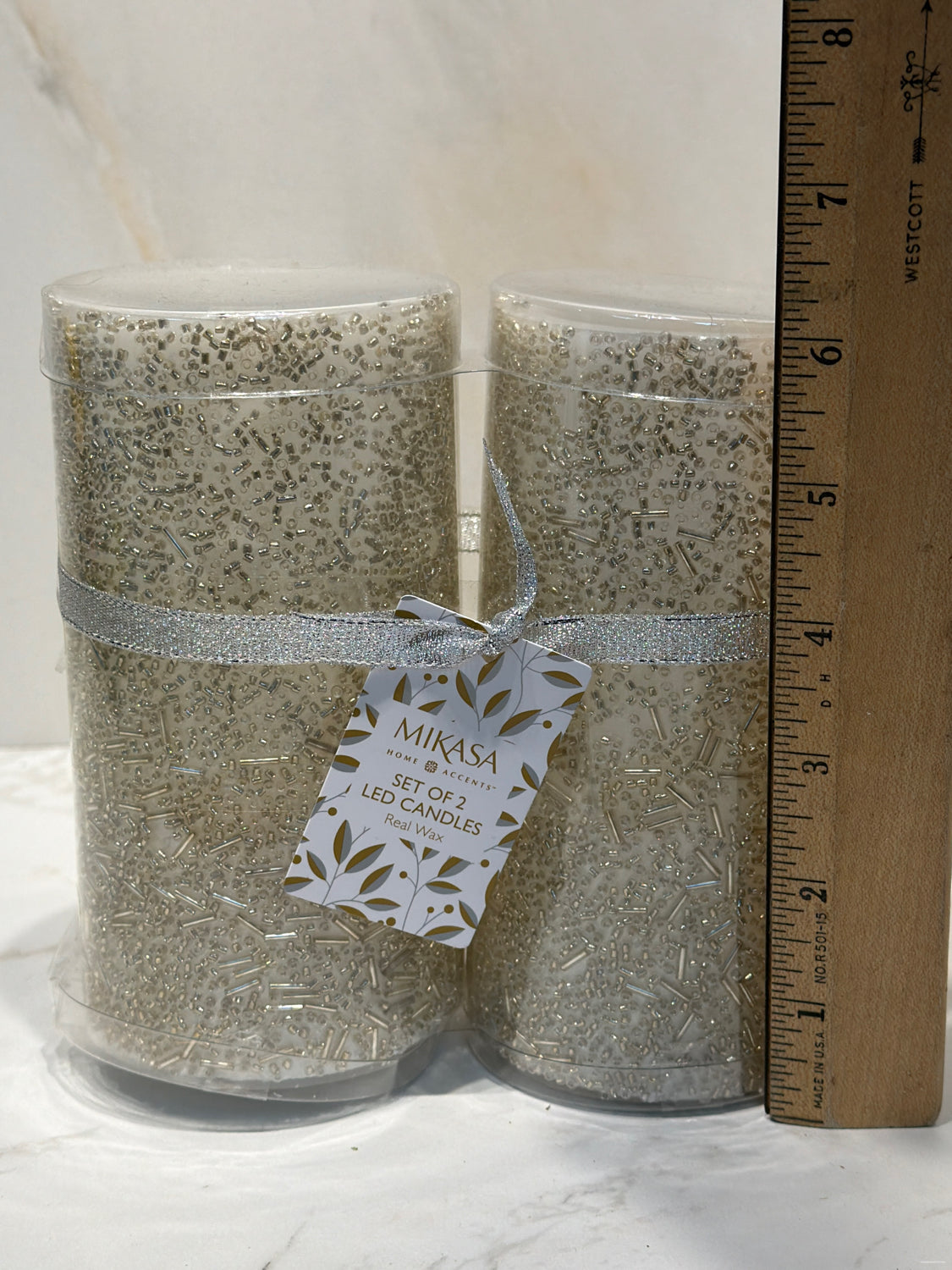 Mikasa Set of 2 LED Candles